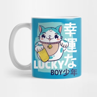 Lucky Boy Neko Mug